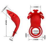 Pretty Love Ruben 7 Functions Vibrating Penis Ring Vibrating Cock Rings